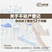 关于不动产登记，你需要了解的12个问题