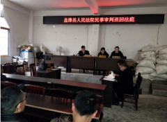 巡回法庭进柏树 以案说法促宣传