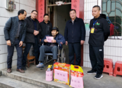 节前慰问送关怀，寒冬腊月暖人心